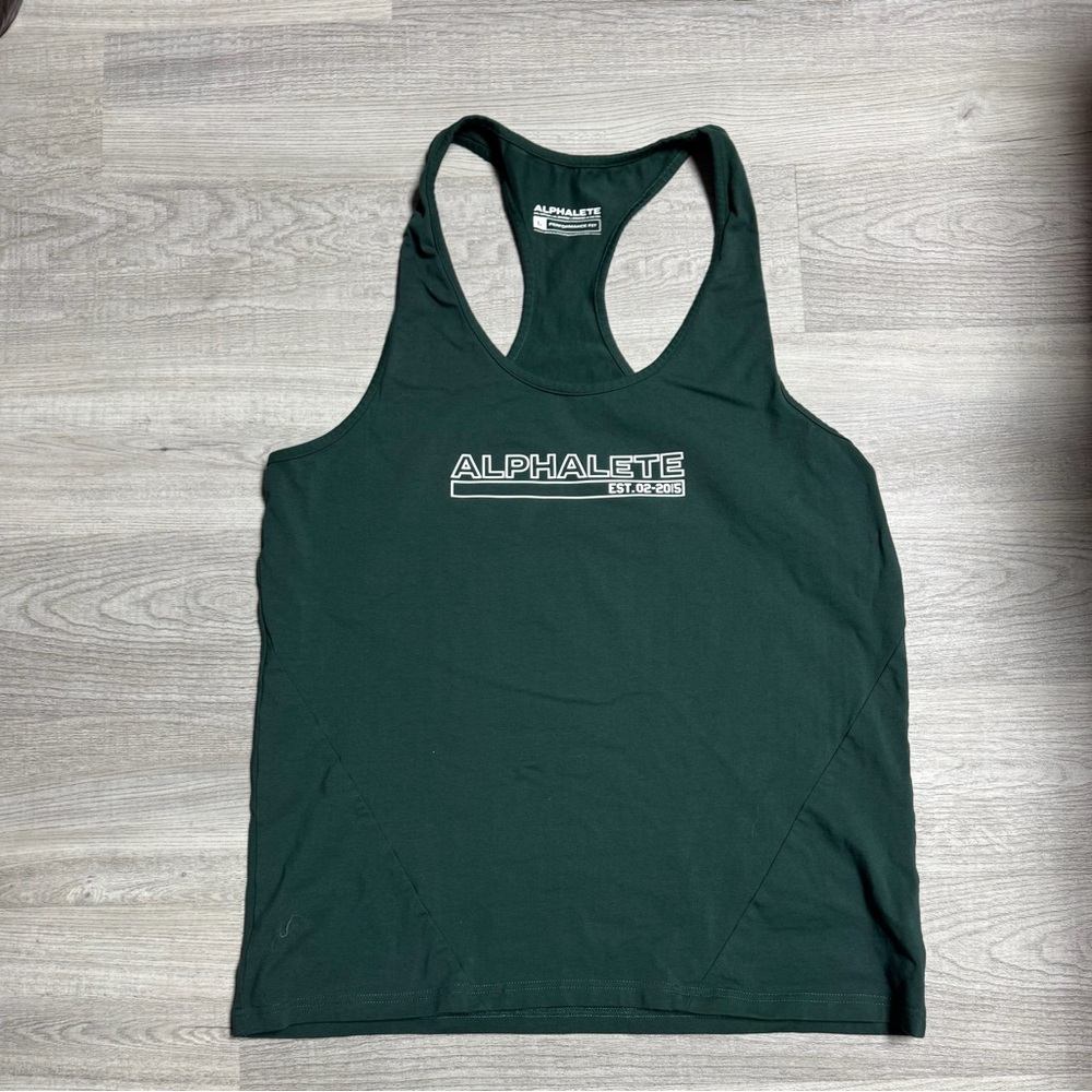 Alphalete Dark Green Performance Tank